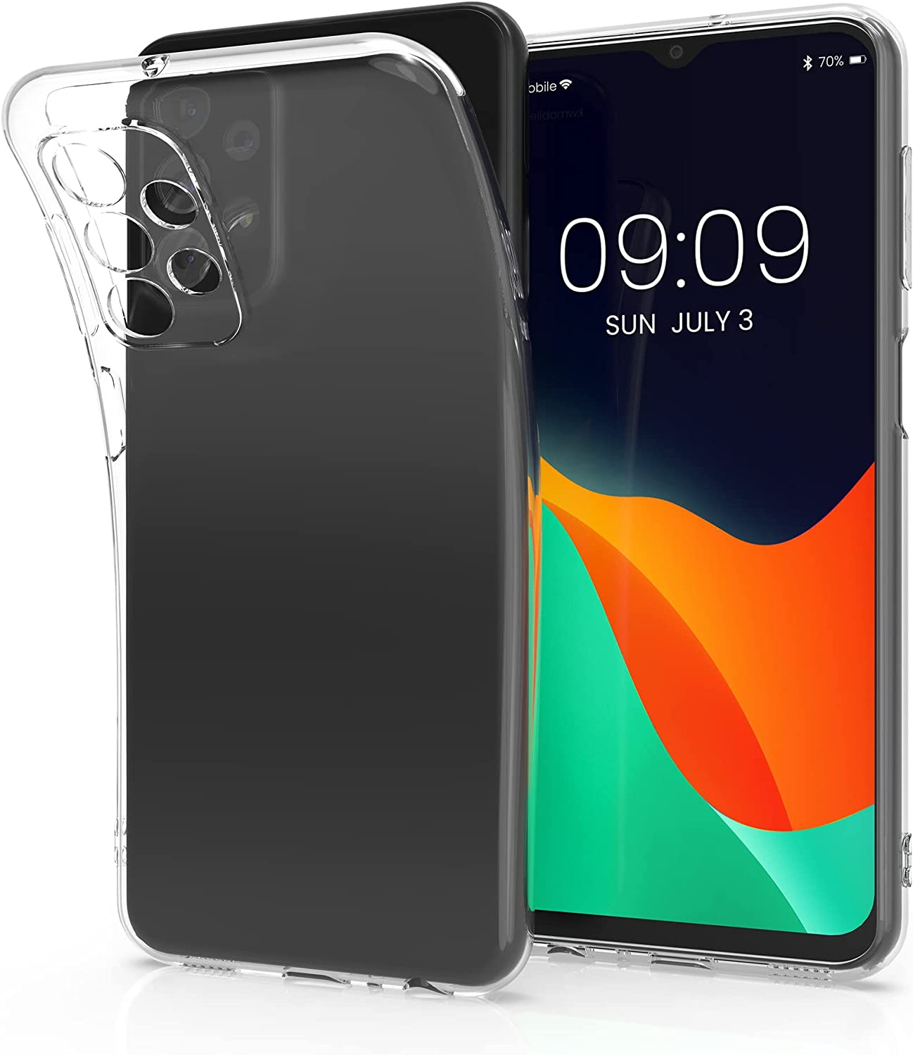 KW Samsung Galaxy A23 5G Θήκη Σιλικόνης TPU - Διάφανη - 58326.03