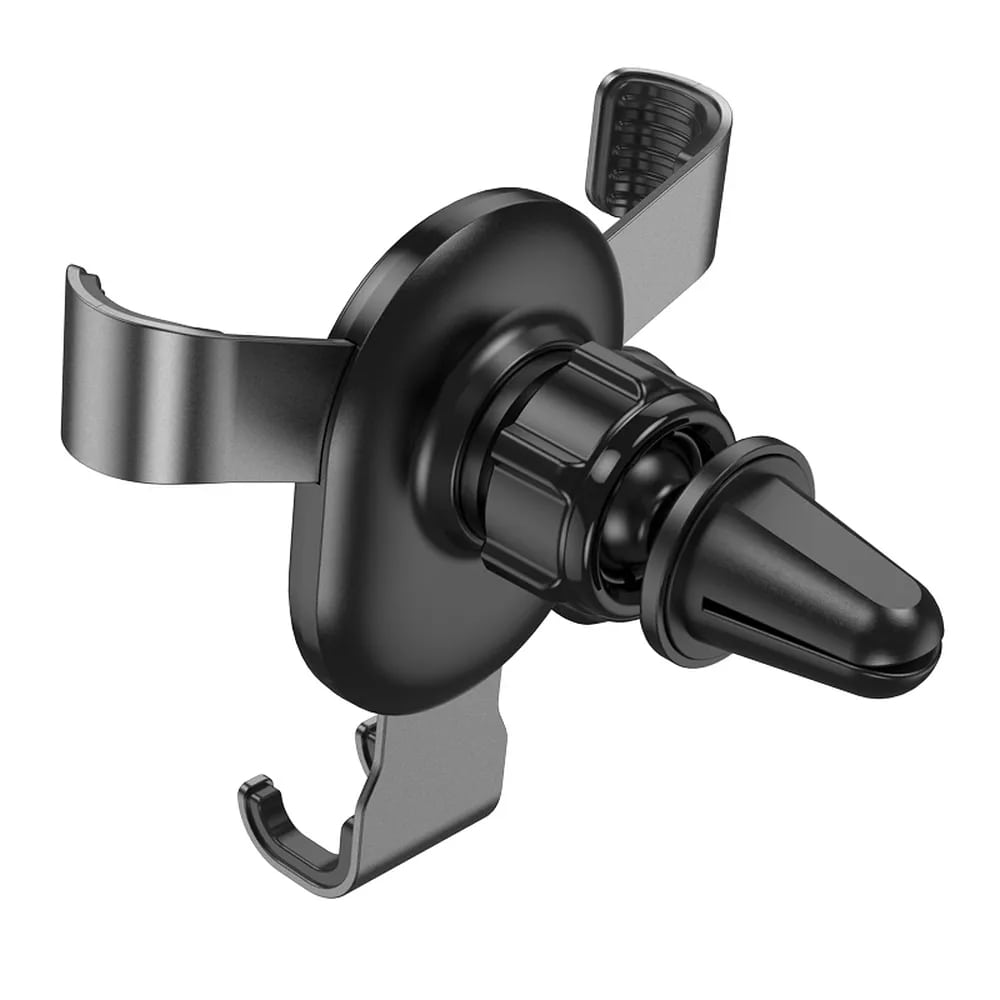 Hoco CA56 Plus Metal Armour Gravity Air Vent Mobile Holder - Universal Βάση Αυτοκινήτου Αεραγωγού - Black