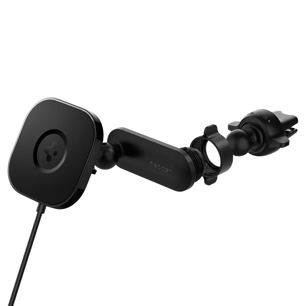 Spigen ITS12W OneTap Μαγνητική Βάση Αυτοκινήτου Αεραγωγού με Ασύρματη Φόρτιση MagSafe - Black