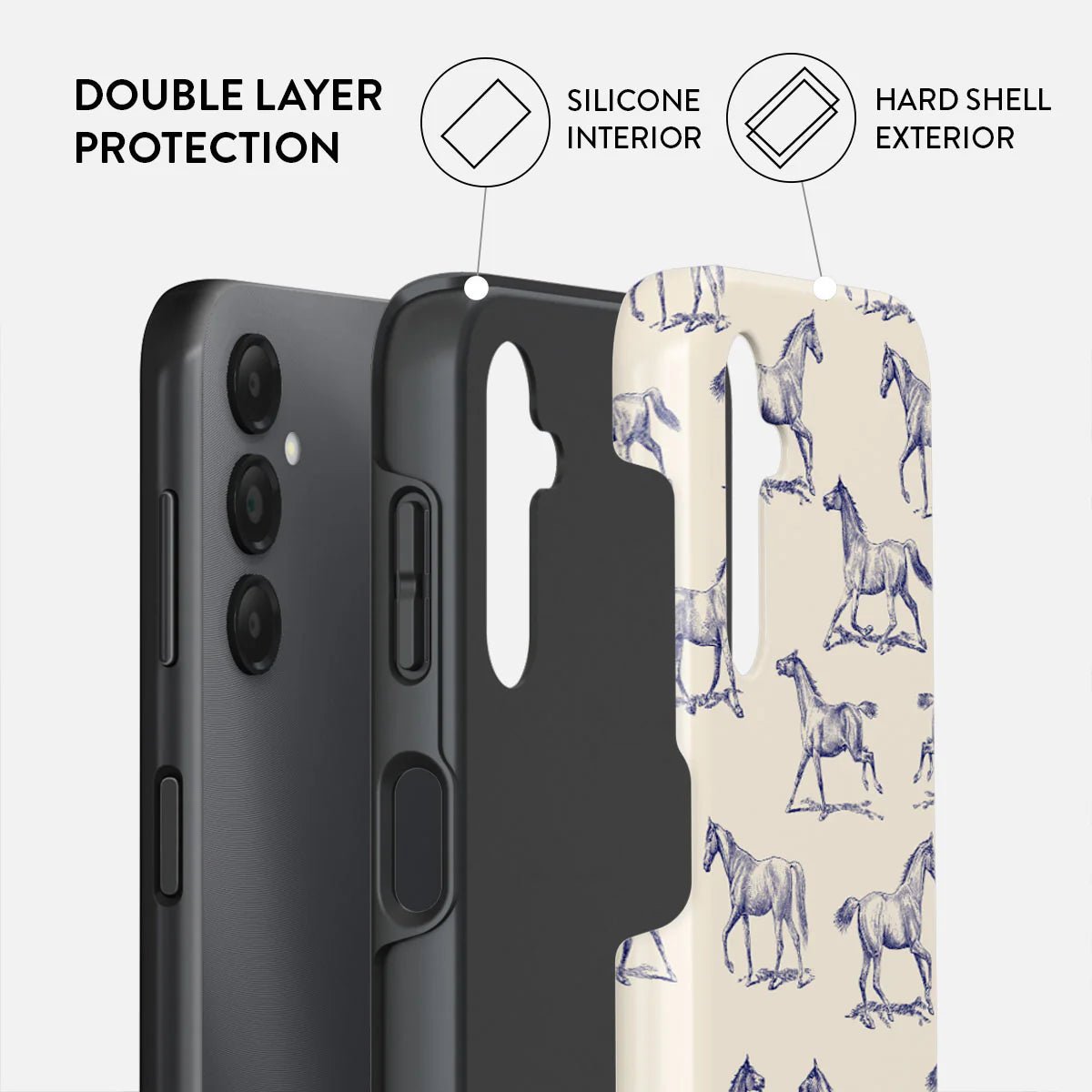 Burga Samsung Galaxy A15 4G / A15 5G Fashion Tough Σκληρή Θήκη - Derby Race