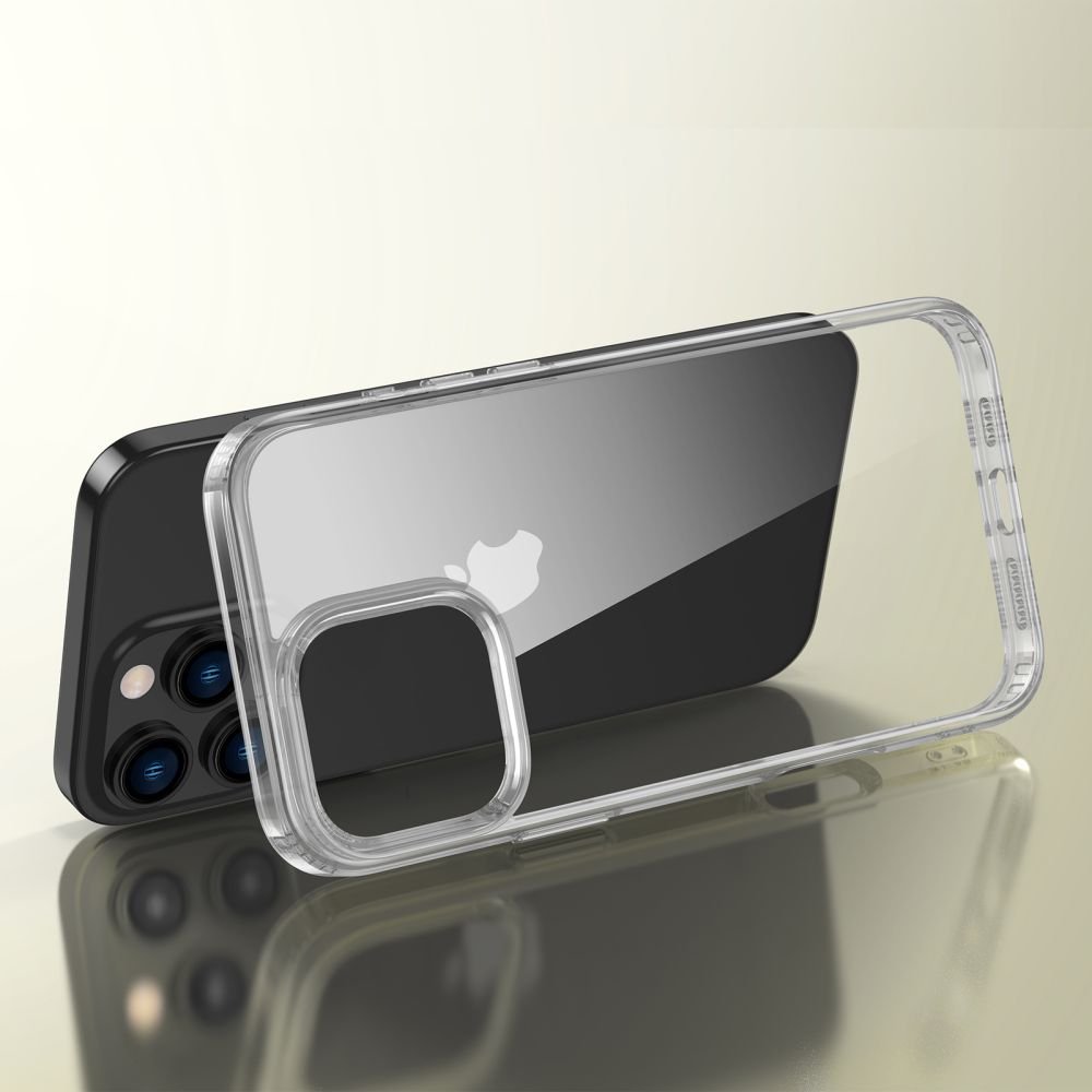 Tech - Protect iPhone 16 Pro Max Flexair Hybrid Σκληρή Θήκη με Πλαίσιο Σιλικόνης - Διάφανη
