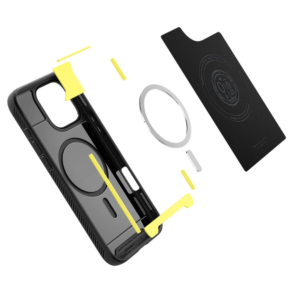 Spigen iPhone 16 Pro Max Rugged Armor Mag Θήκη TPU με MagSafe - Matte Black