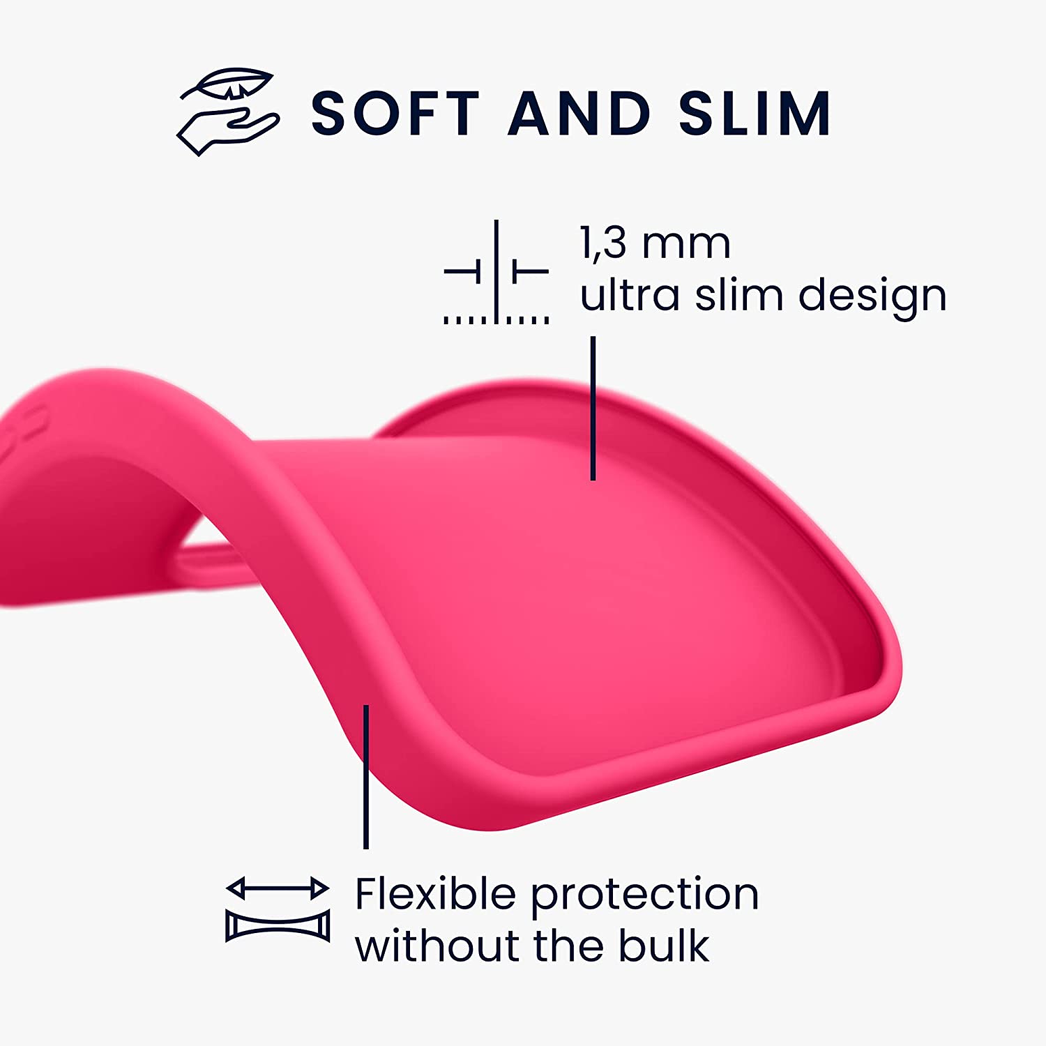 KW Samsung Galaxy A54 5G Θήκη Σιλικόνης TPU - Neon Pink - 60796.77