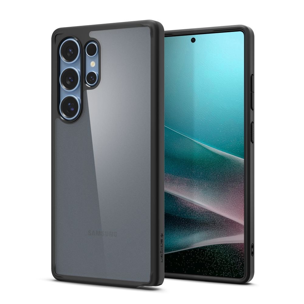 Spigen Samsung Galaxy S25 Ultra - Σκληρή Θήκη με Πλαίσιο Σιλικόνης Ultra Hybrid - Frost Black