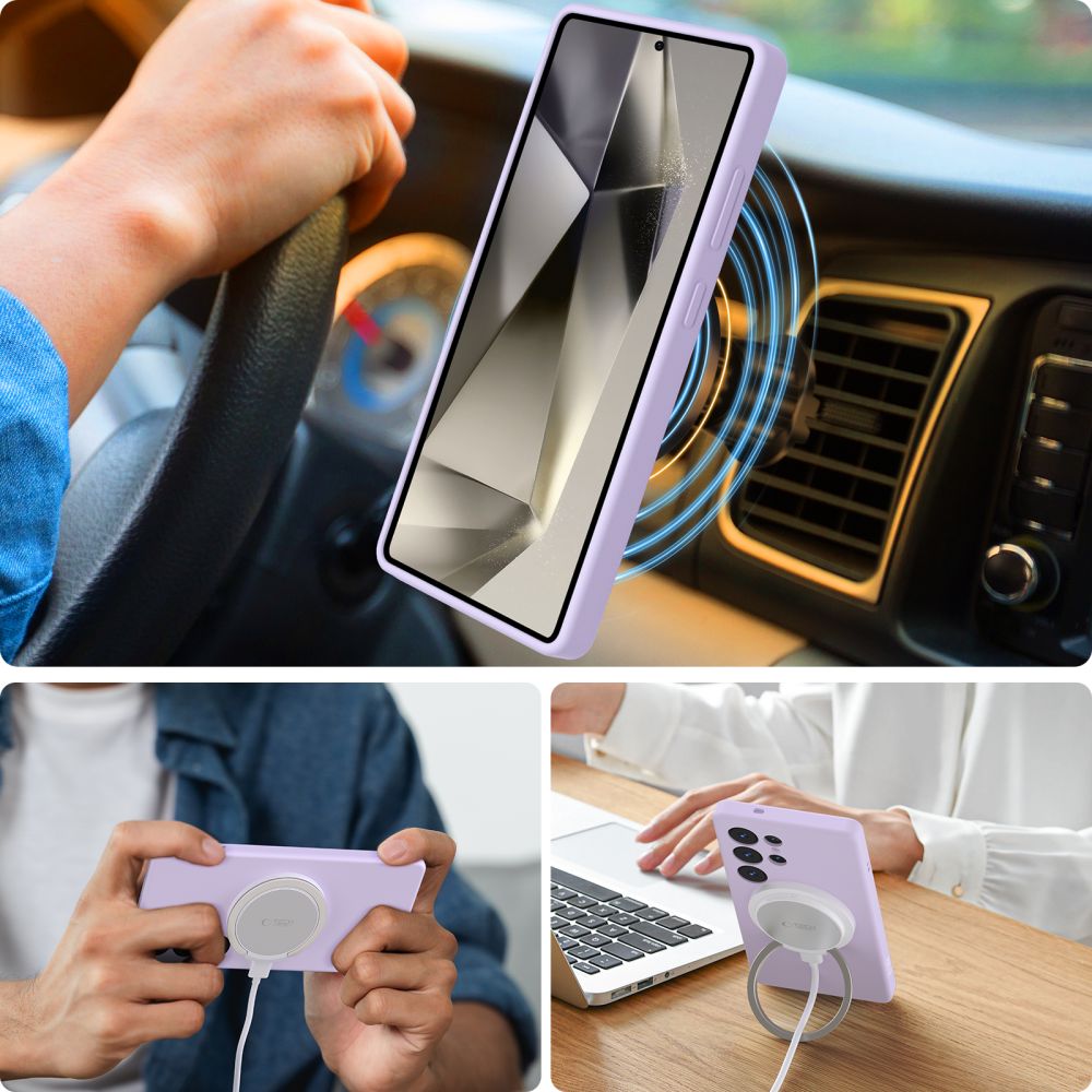 Tech - Protect Samsung Galaxy S25 Ultra Liquid Silicone - MagSafe Θήκη Σιλικόνης TPU - Mauve