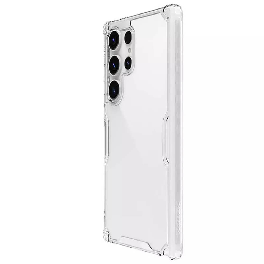 Nillkin Samsung Galaxy S24 Ultra Nature - Σκληρή Θήκη με Πλαίσιο Σιλικόνης - Διάφανη
