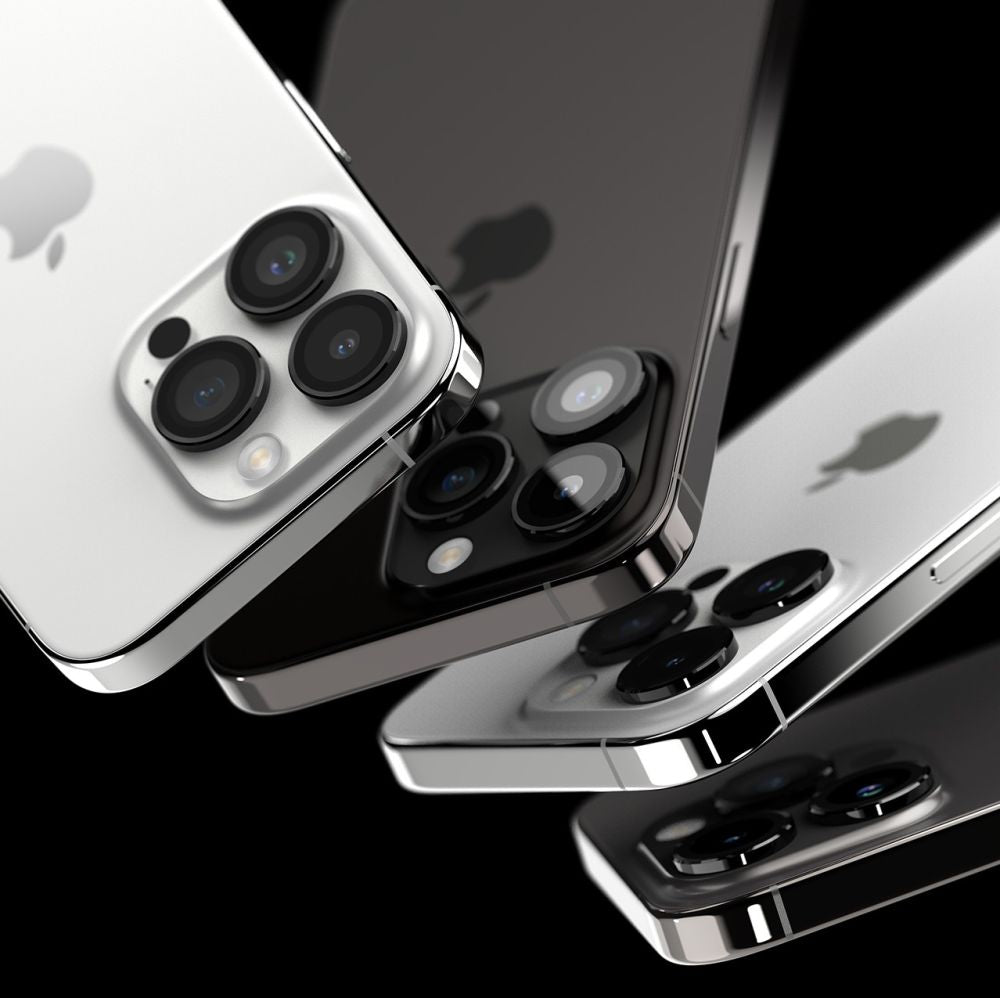 Ringke iPhone 15 Pro Max Lens Frame Glass Αντιχαρακτικό Γυαλί για την Κάμερα - Black