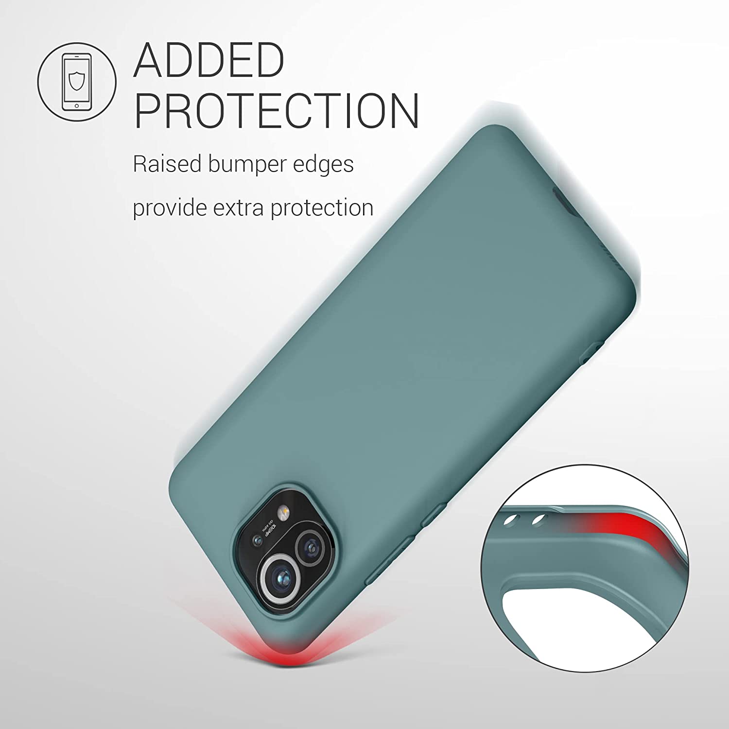 KW Xiaomi Mi 11 Θήκη Σιλικόνης TPU - Arctic Blue - 54188.207