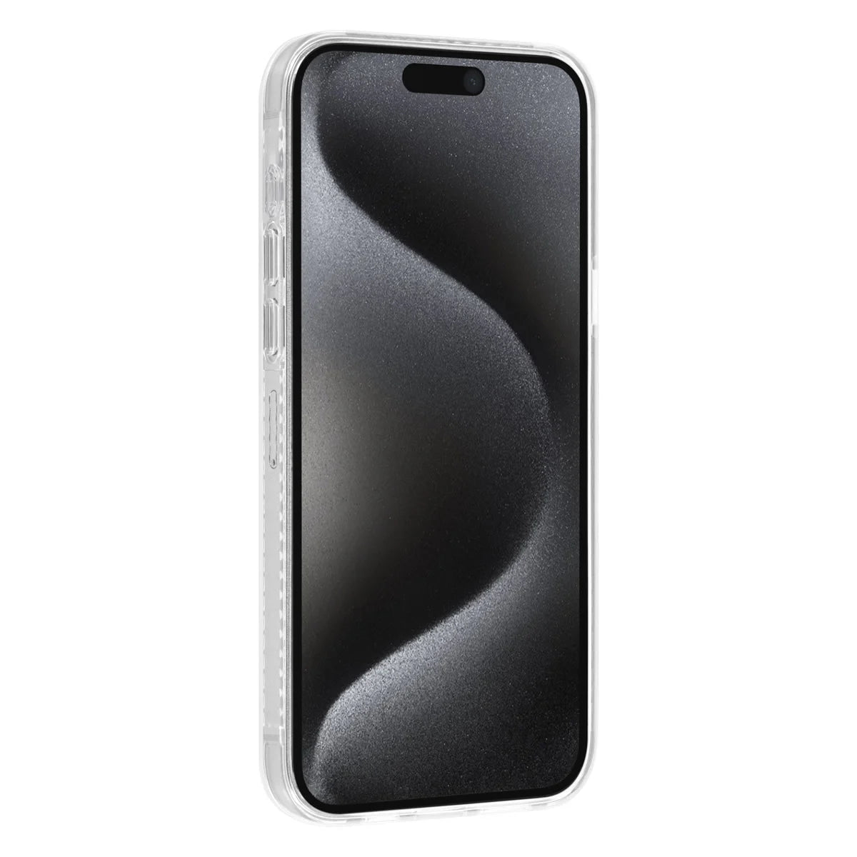Tuniq iPhone 15 Pro Max - Σκληρή Θήκη με Πλαίσιο Σιλικόνης - Σχέδιο Μάρμαρο - Μαύρη
