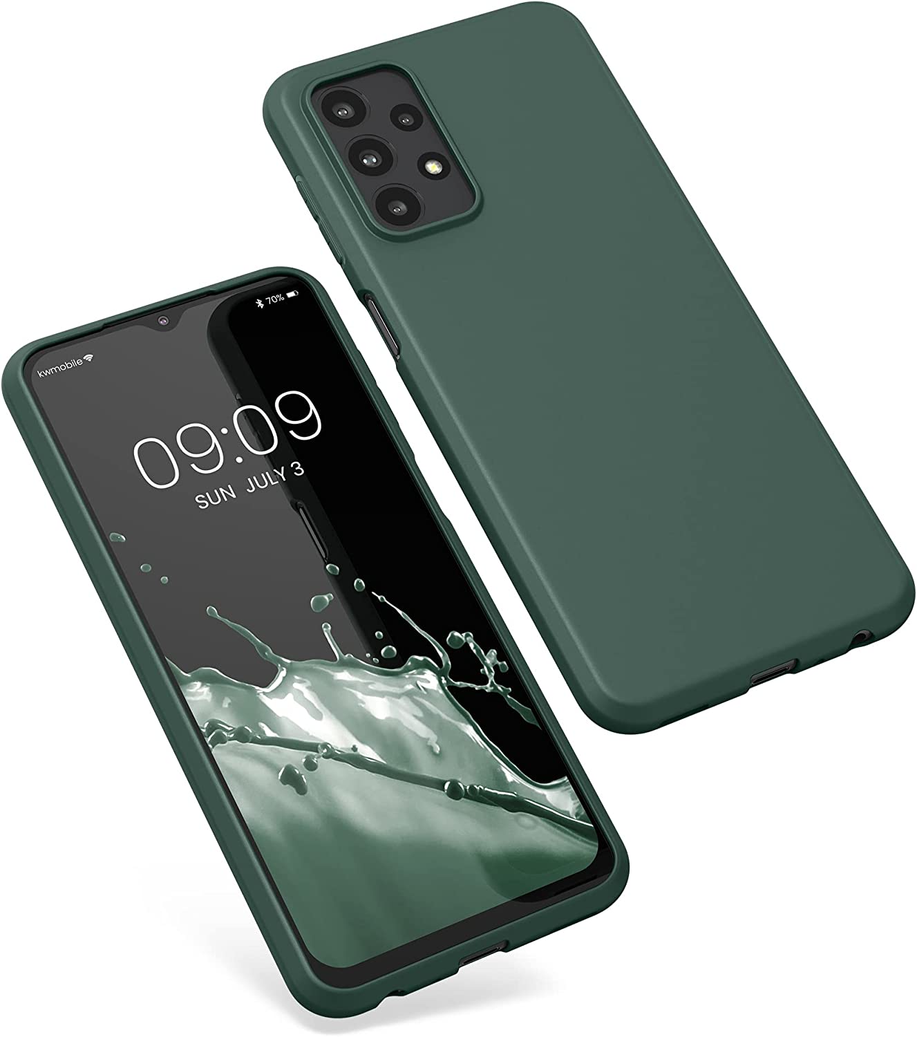 KW Samsung Galaxy A23 5G Θήκη Σιλικόνης TPU - Moss Green - 57804.169