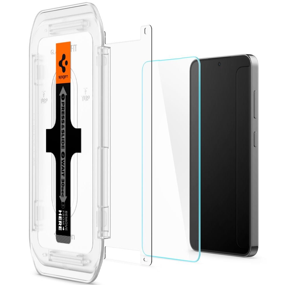 Spigen Samsung Galaxy S24+ Glas.TR EZ Fit 0.2mm 2.5D 9H Tempered Glass Αντιχαρακτικό Γυαλί Οθόνης - 2 Τεμάχια - Clear - AGL07432