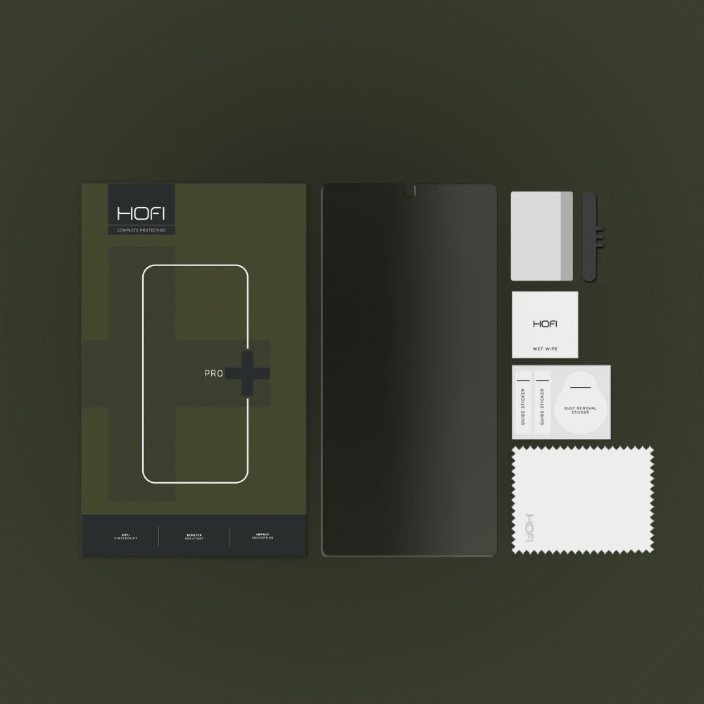 Hofi Samsung Galaxy S23 Ultra Anti - Spy Hydroflex Pro+ Hydrogel Film Προστατευτική Μεμβράνη Οθόνης - Privacy - Black