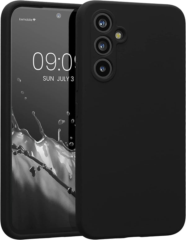 KW Samsung Galaxy A54 5G Θήκη Σιλικόνης Rubberized TPU - Black - 60795.01