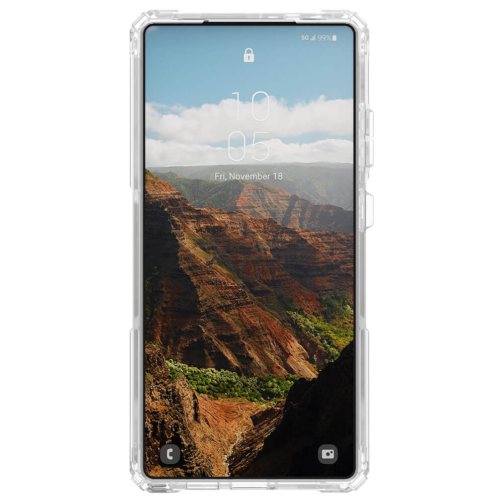 UAG Samsung Galaxy S25 Ultra Plasma XTE MagSafe Σκληρή Θήκη με Stand - Titanium / Διάφανη