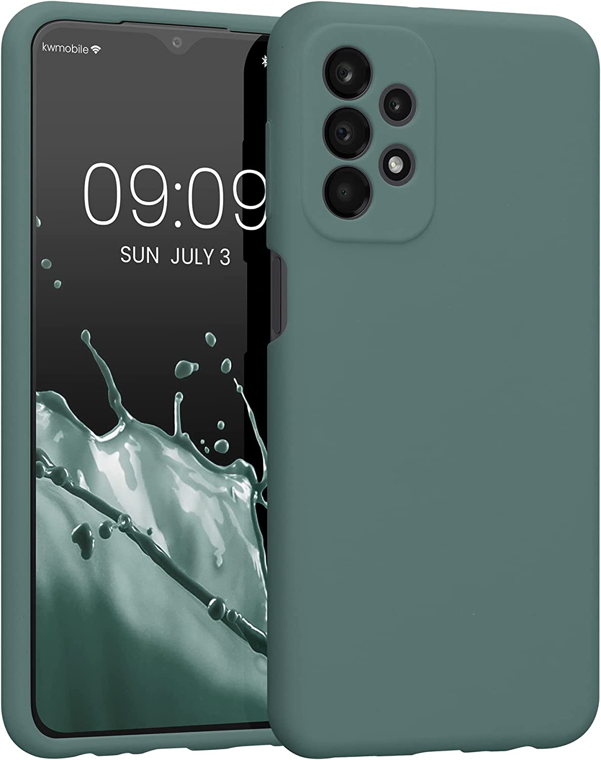 KW Samsung Galaxy A23 5G Θήκη Σιλικόνης Rubberized TPU - Teal Green - 57829.171