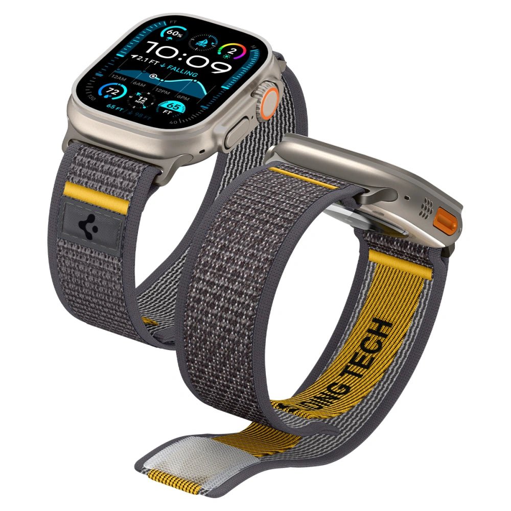 Spigen Λουράκι Apple Watch 8/9/10/11 - SE (1/2/3) - Ultra (1/2/3) – 44/45/46/49mm - Athlex Air - Active Grey