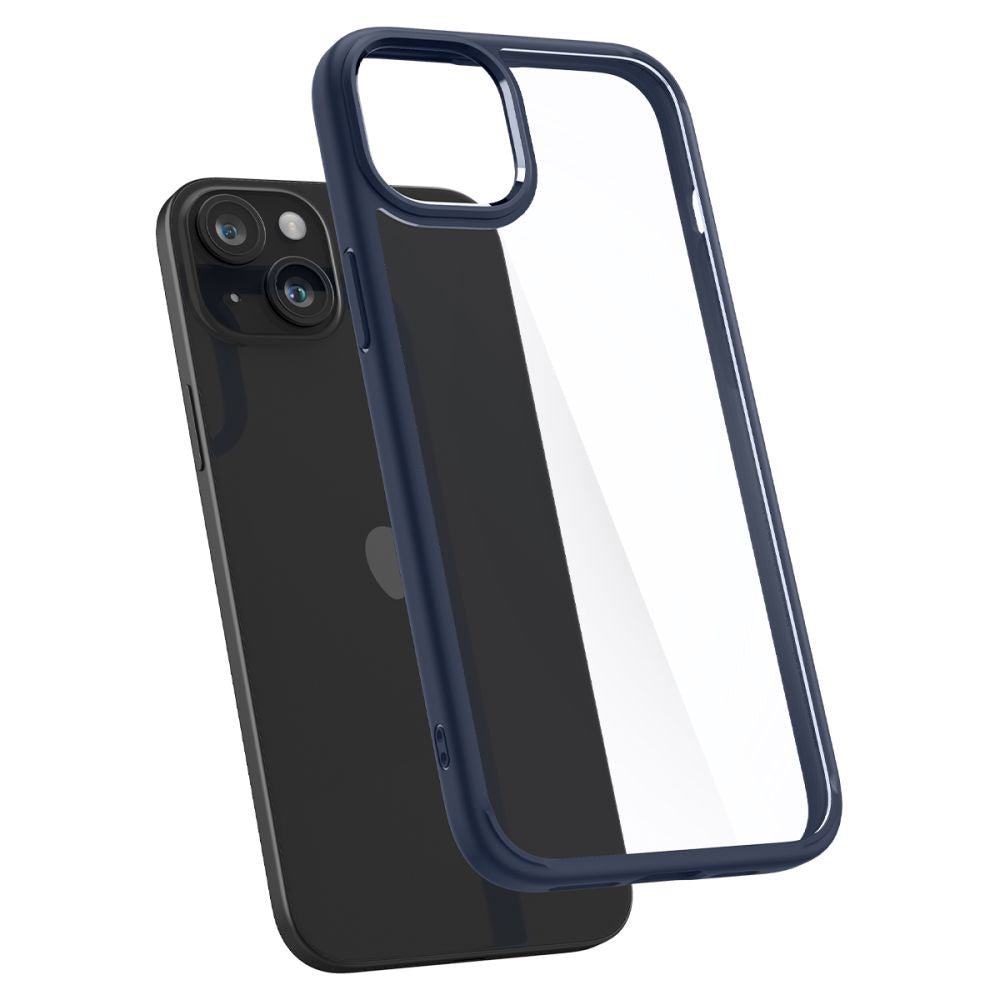 Spigen iPhone 15 Ultra Hybrid Σκληρή Θήκη με Πλαίσιο Σιλικόνης - Navy Blue