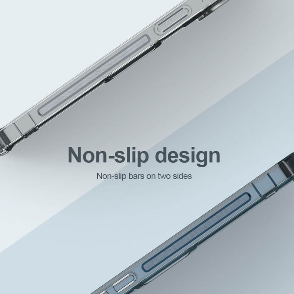 Nillkin iPhone 14 Pro Max Nature Pro - Σκληρή Θήκη με Πλαίσιο Σιλικόνης - Διάφανη