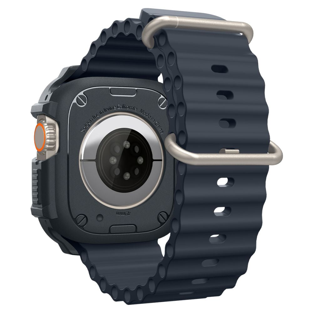 Spigen Θήκη Apple Watch Ultra (1/2/3) - 49mm Rugged Armor - Dark Grey