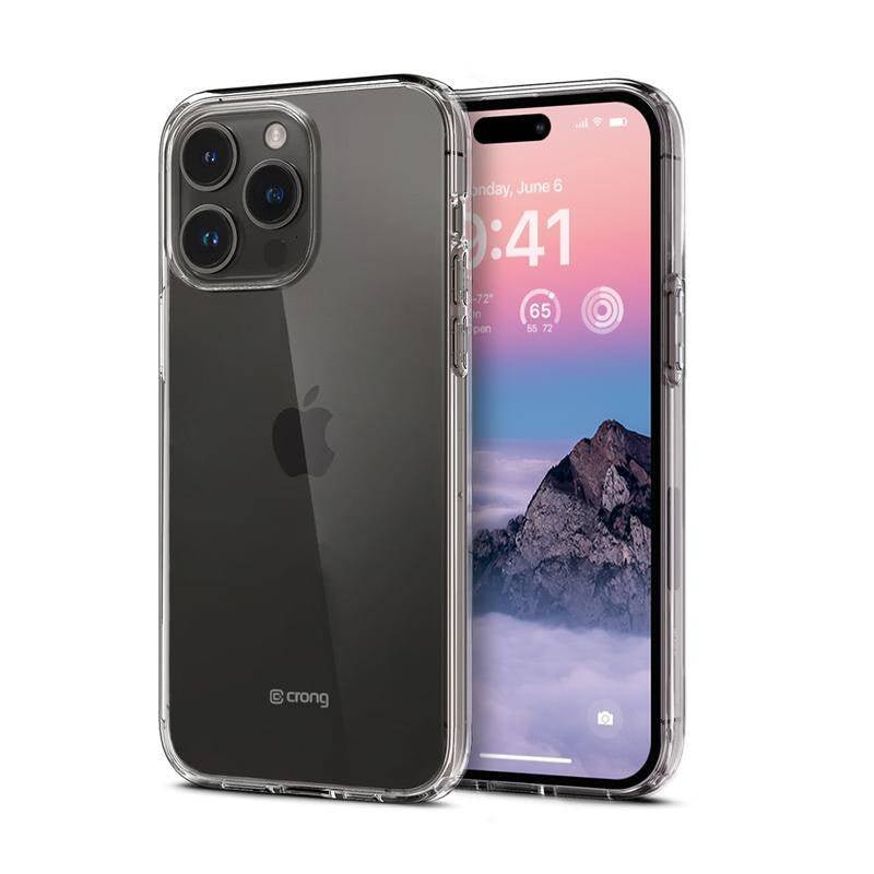 Crong iPhone 14 Pro Crystal Slim - Θήκη Σιλικόνης - Clear