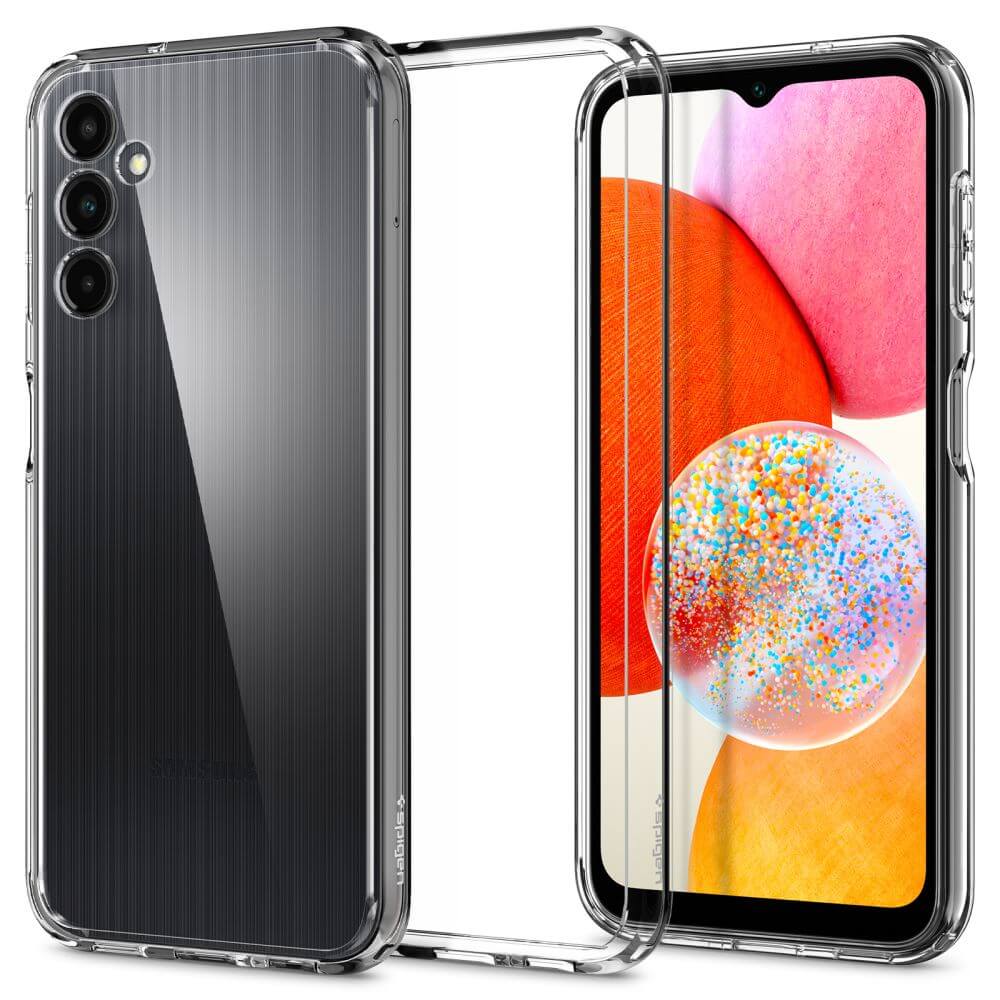 Spigen Samsung Galaxy A14 5G Σκληρή Θήκη με Πλαίσιο Σιλικόνης Ultra Hybrid - Crystal Clear