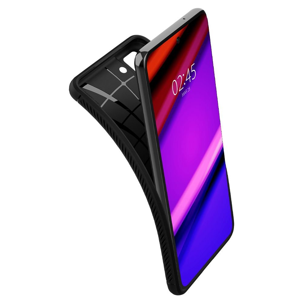 Spigen Samsung Galaxy S21 FE Θήκη TPU Rugged Armor - Black Matte