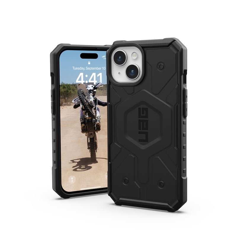 UAG iPhone 15 Pathfinder MagSafe Series Σκληρή Θήκη με MagSafe - Black