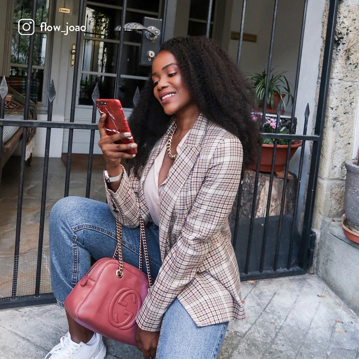 Burga iPhone 14 Fashion Tough Σκληρή Θήκη - Iconic Red Ruby