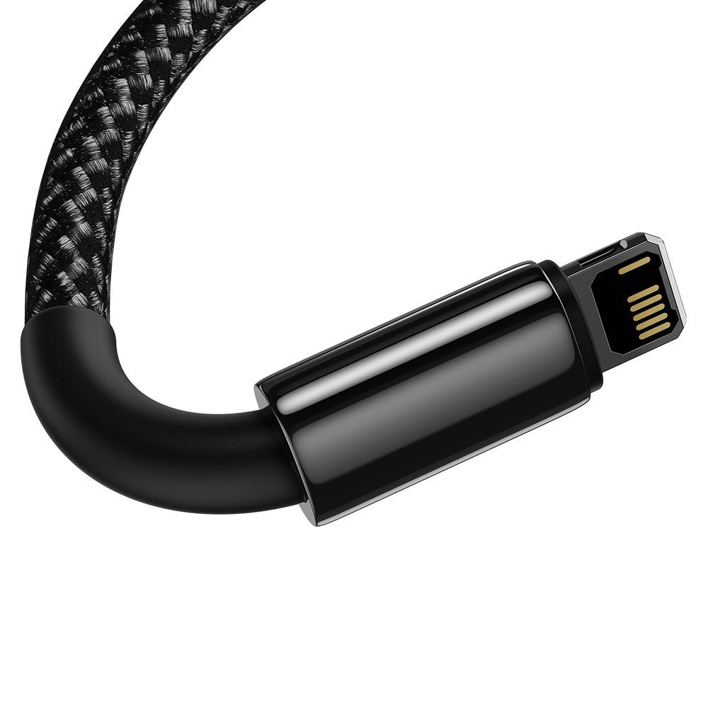 Baseus Tungsten Gold Cable Lightning 2.4A - Καλώδιο Δεδομένων και Φόρτισης Lightning 2M για iPhone - Black - CALWJ - A01