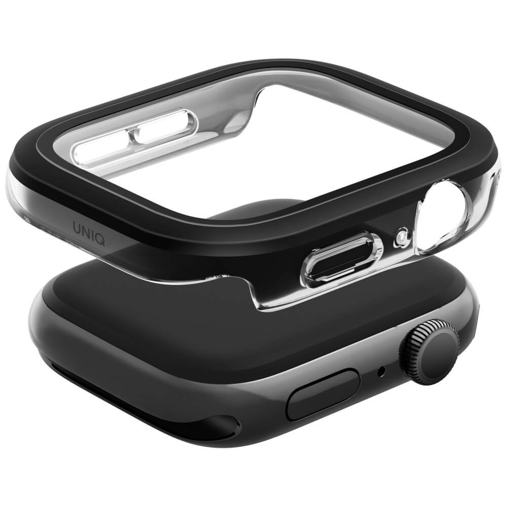 Uniq Θήκη Apple Watch 10/11 - 46mm Voute με Προστασία Οθόνης - Black
