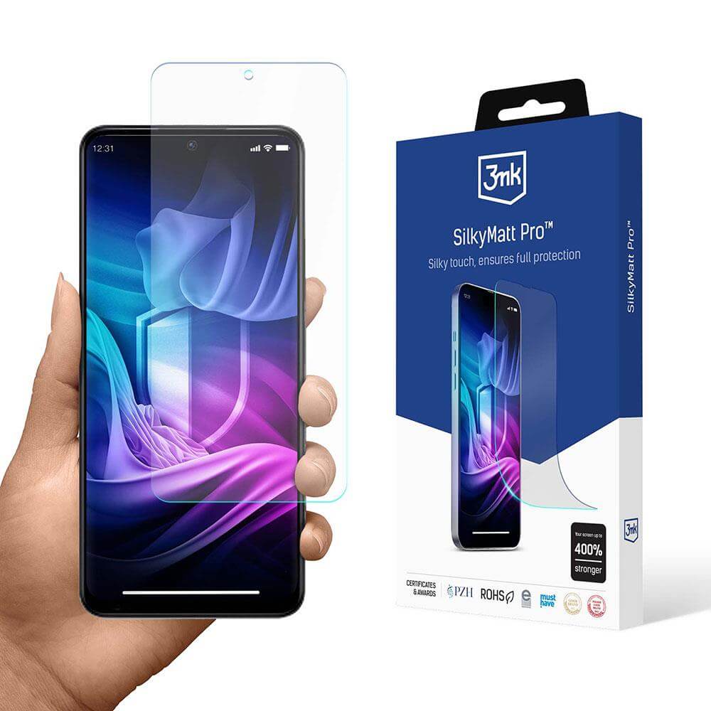 3MK Xiaomi Redmi Note 12 5G SilkyMatt Pro Προστατευτικό Φιλμ Οθόνης - Διάφανο