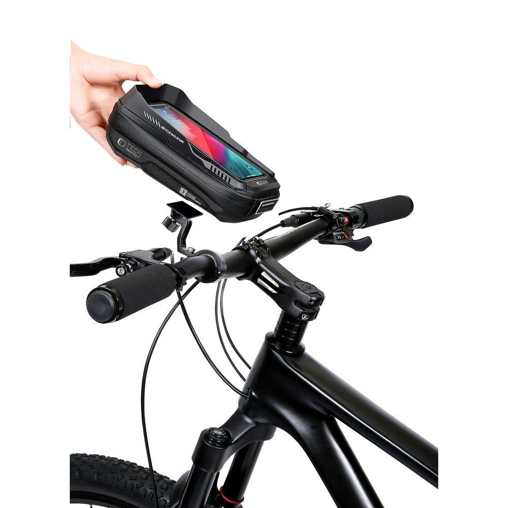Tech - Protect XT3S Bike Mount Universal Τσάντα Αποθήκευσης για Τιμόνι Ποδηλάτου - 0,6L - Black