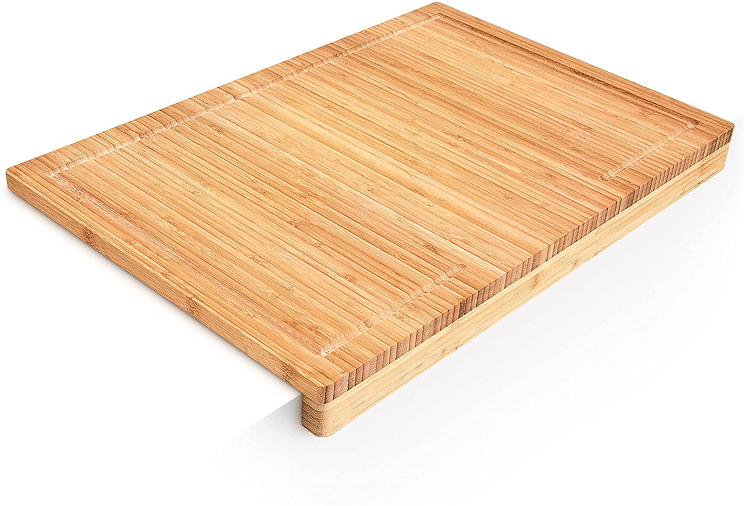 Relaxdays Αντιολισθητική Σανίδα Κοπής από Μπαμπού - Brown - 4052025146405