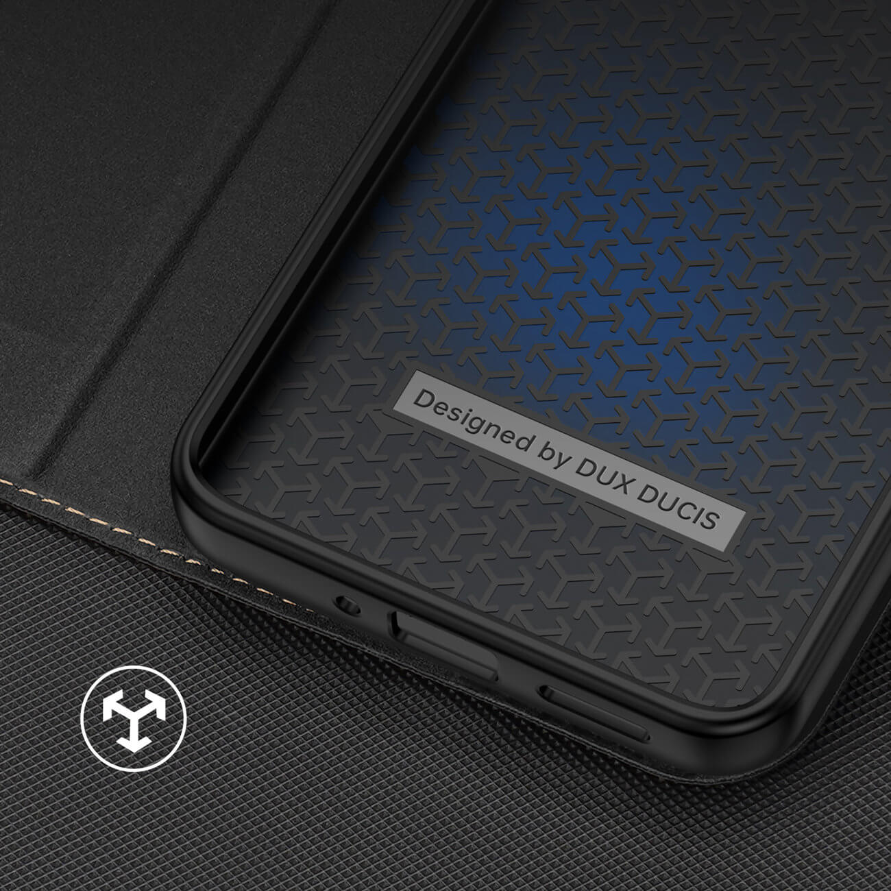 Dux Ducis Xiaomi Redmi Note 12 5G / Xiaomi Poco X5 5G Skin X2 Flip Stand Case Θήκη Βιβλίο - Black