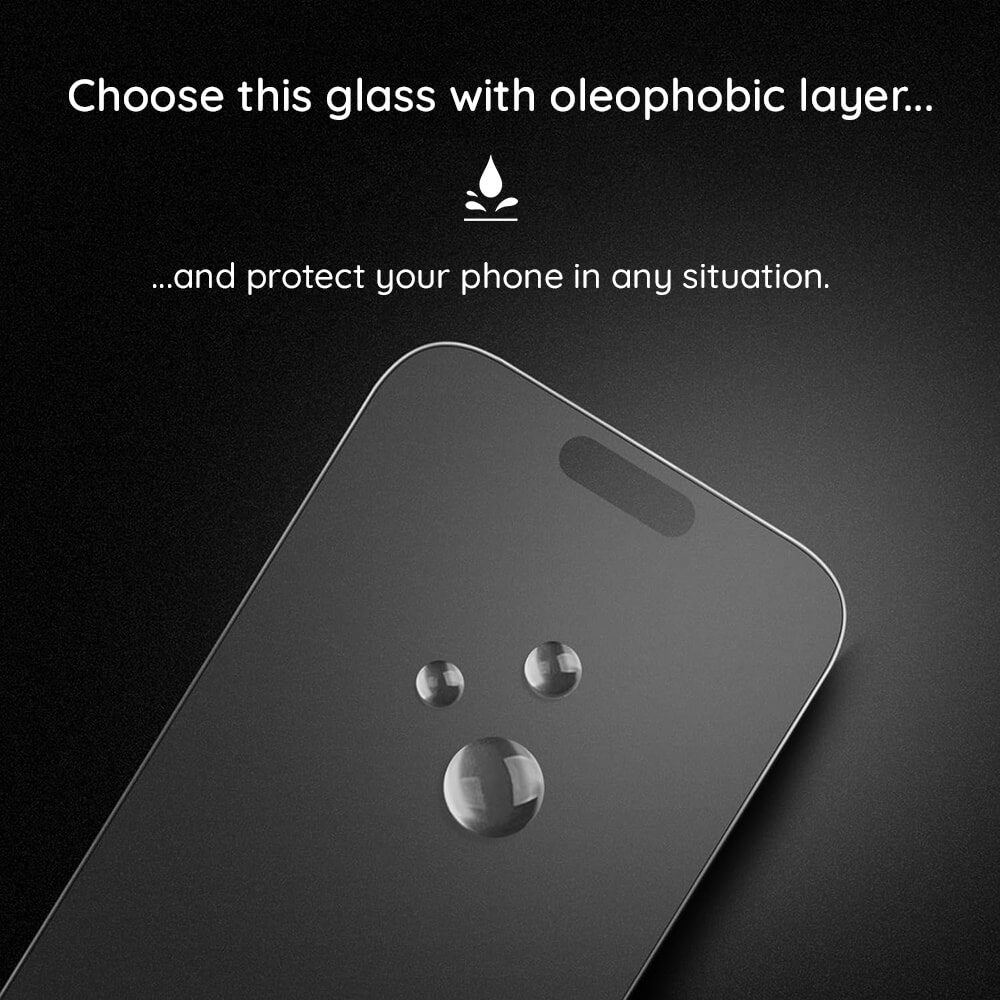 Lito iPhone 16 Pro HD Pro Matte Αντιχαρακτικό Γυαλί Οθόνης - Black