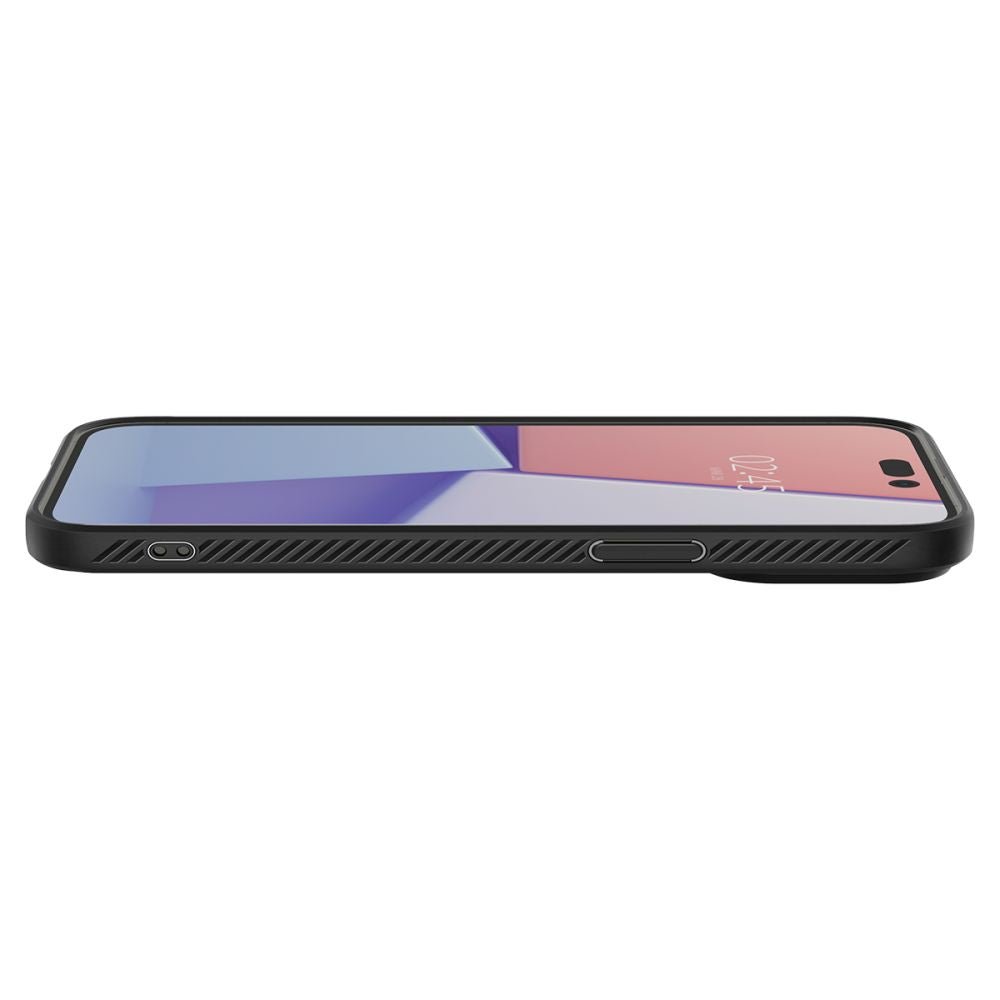 Spigen iPhone 14 Pro Liquid Air Θήκη Σιλικόνης - Matte Black