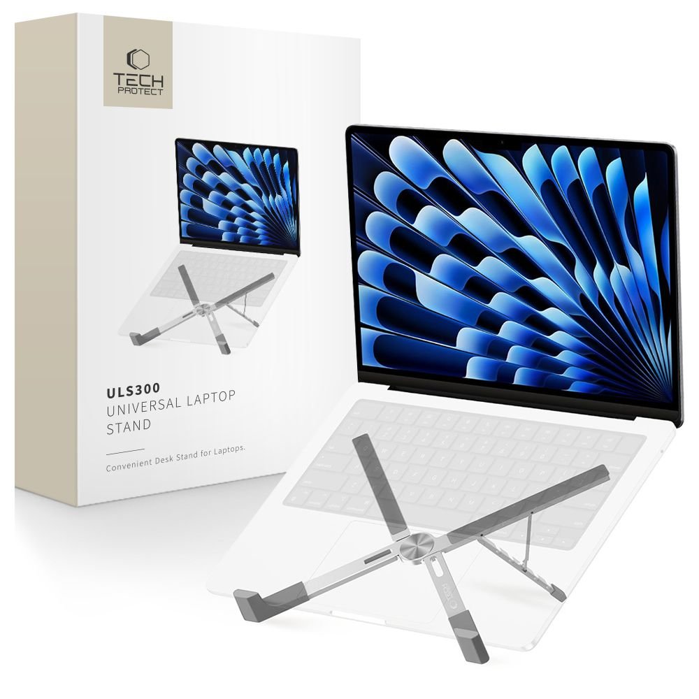 Tech - Protect ULS300 Universal Βάση Στήριξης Laptop - Silver