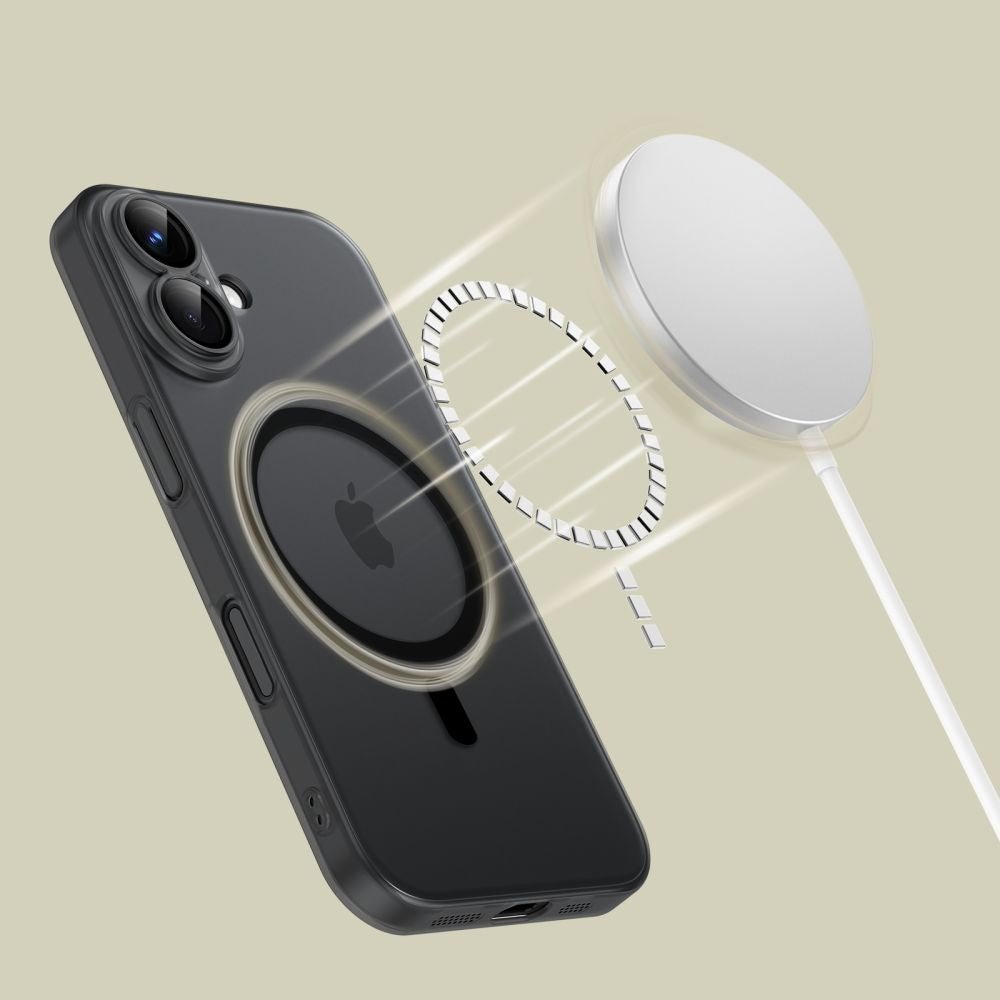 Tech - Protect iPhone 16 MagSlim - Σκληρή Θήκη με MagSafe - Matte / Black