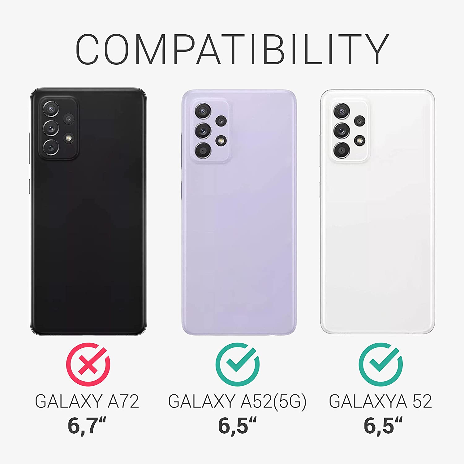 KW Samsung Galaxy A52 / A52 5G / A52s 5G Θήκη Σιλικόνης TPU - Metallic Rose Gold - 54351.31