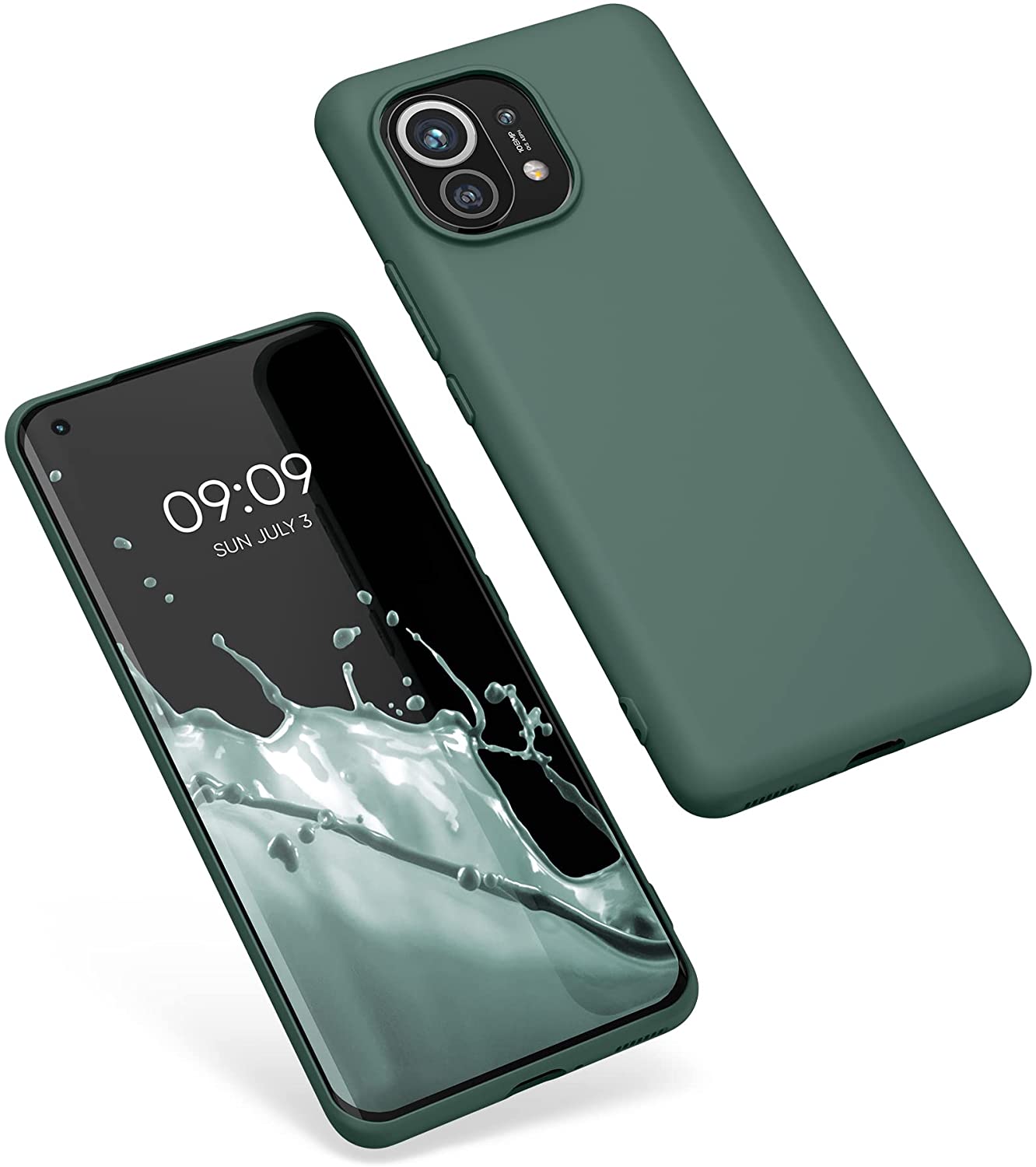 KW Xiaomi Mi 11 Θήκη Σιλικόνης TPU - Blue Green - 54188.171