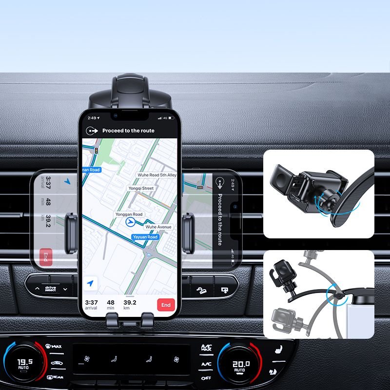 Joyroom Dash and Windshield Car Mount Βάση Αυτοκινήτου για το Ταμπλό - Black - JR - ZS283