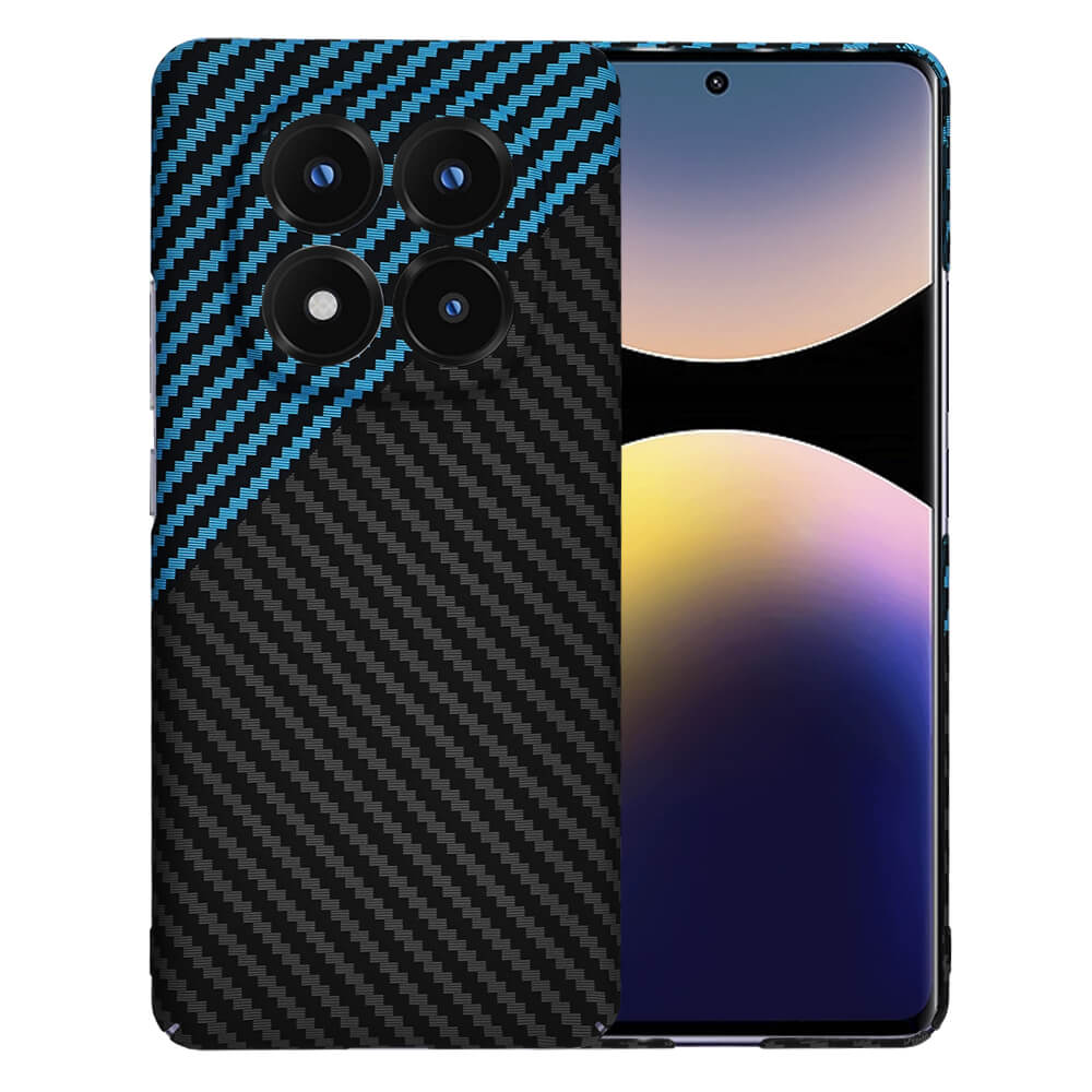 Techsuit Xiaomi Redmi Note 14 Pro+ 5G Σκληρή Θήκη Carbonite FiberShell - Blue Pulse