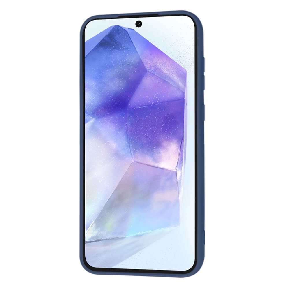 Techsuit Samsung Galaxy A55 5G SoftFlex Θήκη Σιλικόνης - Navy Blue