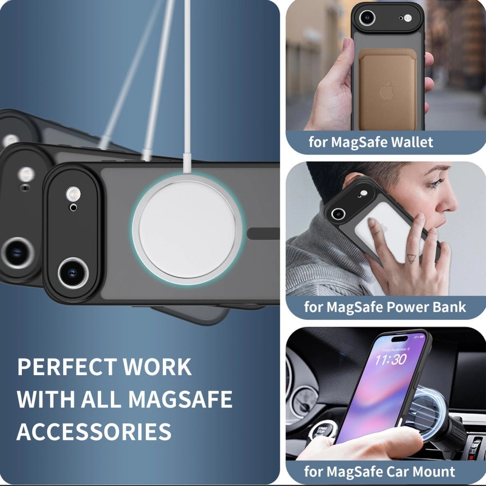 Tech - Protect iPhone Air BasicMag - Σκληρή Θήκη με Πλαίσιο Σιλικόνης και MagSafe - Matte Black