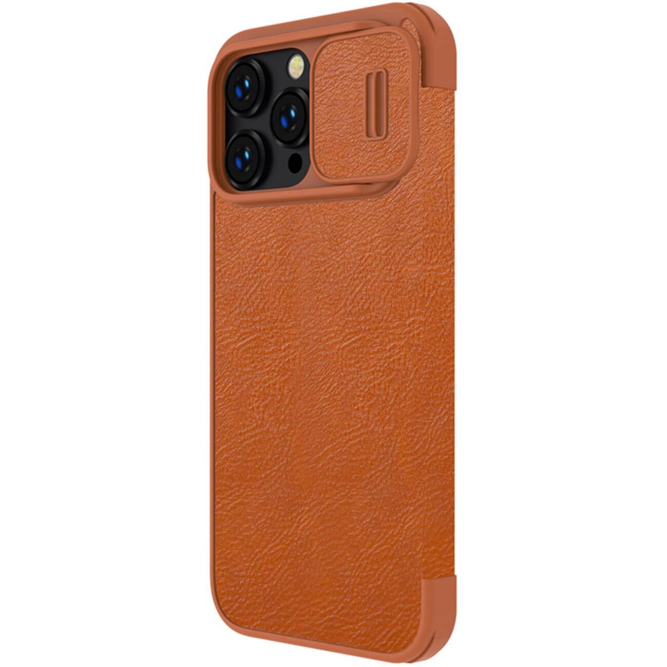 Nillkin iPhone 14 Pro Qin Pro Leather Θήκη Βιβλίο με Κάλυμμα για την Κάμερα - Brown