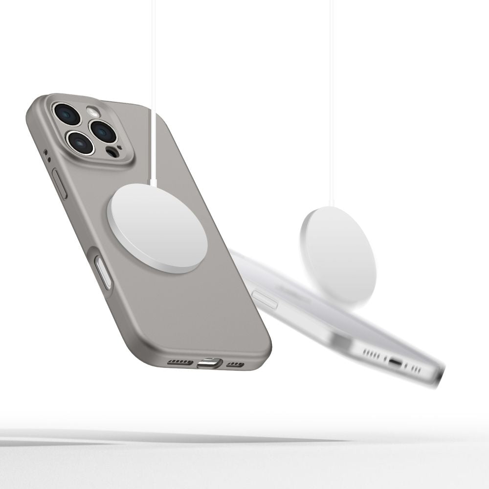Tech - Protect iPhone 16 Pro Max Liquid Silicone - MagSafe Θήκη Σιλικόνης TPU - Stone Grey