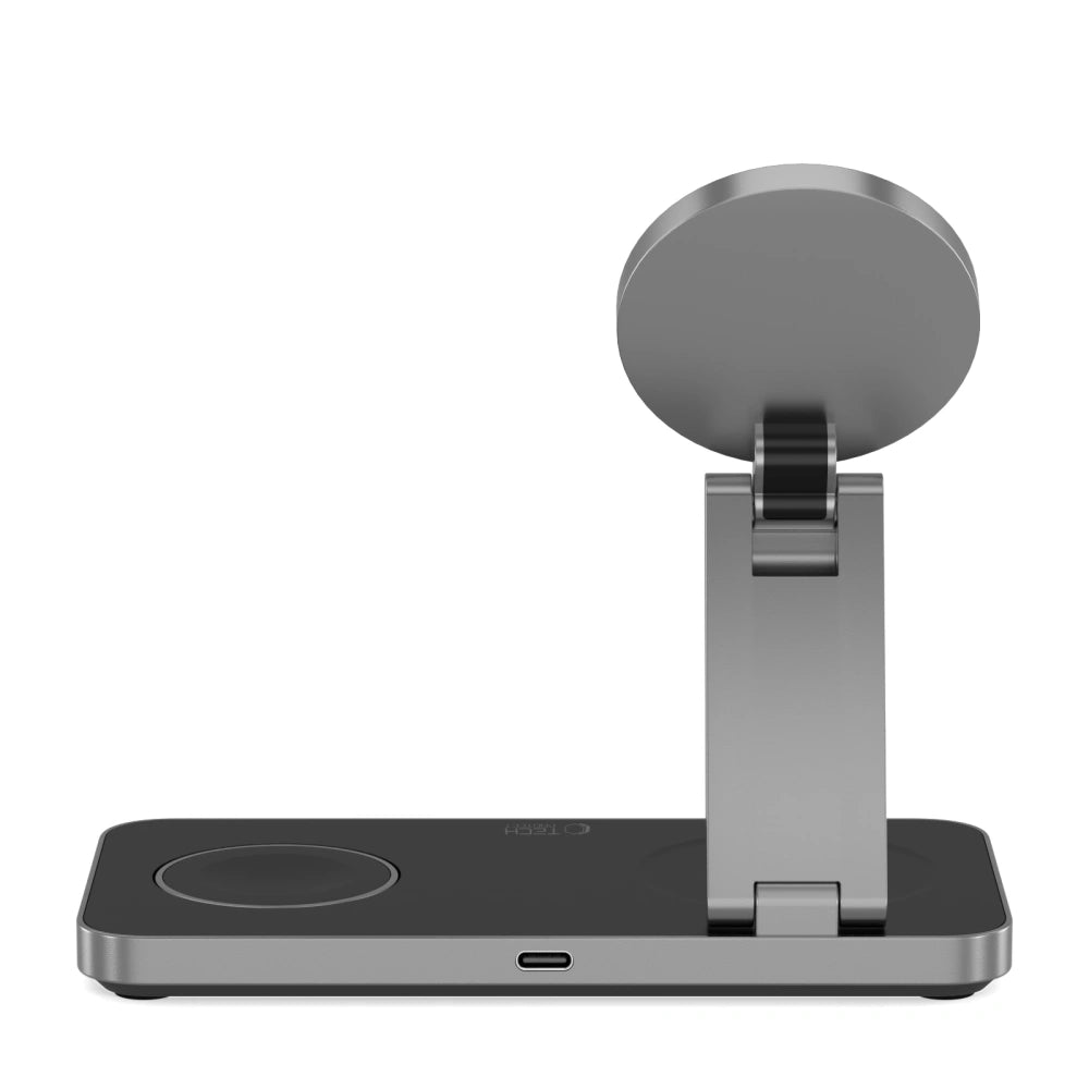 Tech - Protect QI15W - A47 3in1 Ασύρματος Μαγνητικός Φορτιστής MagSafe - Black