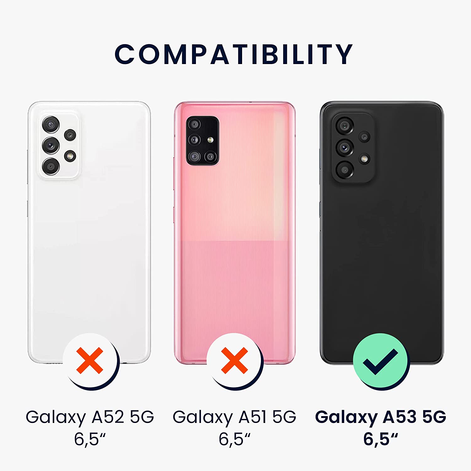 KW Samsung Galaxy A53 5G Θήκη Σιλικόνης TPU - Lavender - 57808.108