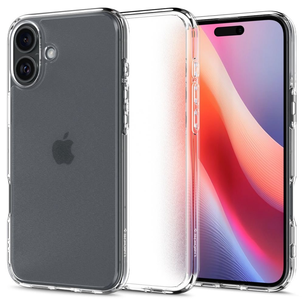 Spigen iPhone 16 Ultra Hybrid Σκληρή Θήκη με Πλαίσιο Σιλικόνης - Frost Clear