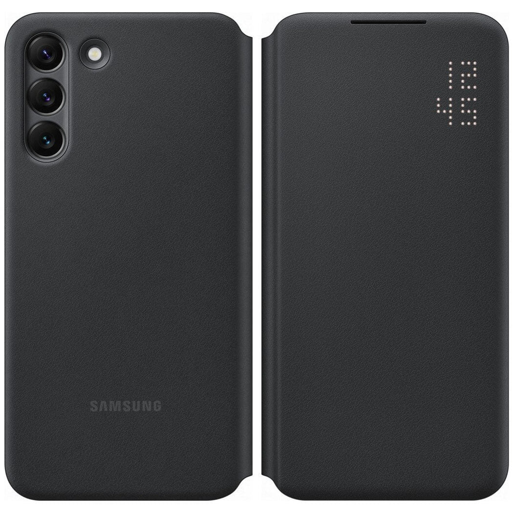 Samsung LED View Cover Samsung Galaxy S22 Plus Θήκη Βιβλίο - Black - EF - NS906PBEGEE